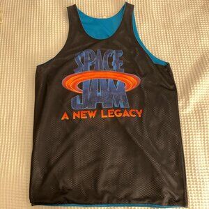 Space Jam A New Legacy Men's Black Mesh Jersey Size Medium New With Tags
